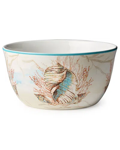 Certified International Escape To The Sea Deep Bowl In Neutral