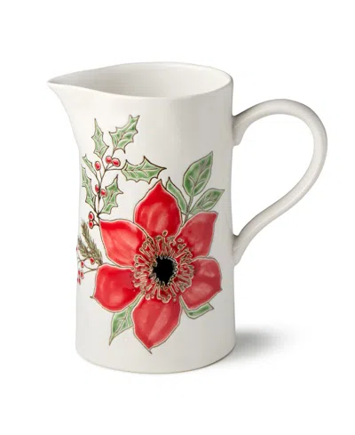 Certified International Festive Blooms Pitcher In Multi
