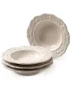 CERTIFIED INTERNATIONAL CERTIFIED INTERNATIONAL FIRENZE SET OF FOUR 9.75IN SOUP BOWLS
