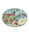 Certified International Flora Ceramic Serving Platter In Miscellaneous