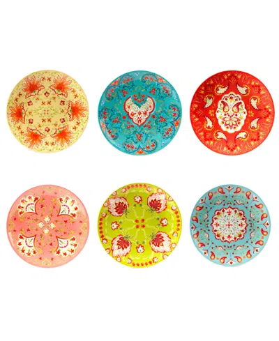 Certified International Francesca Salad Plate, Set Of 6 In Multi