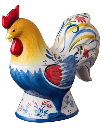 Certified International French Rooster 3d Cookie Jar In Multi