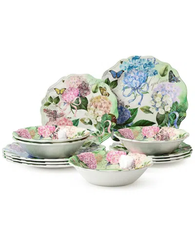 CERTIFIED INTERNATIONAL CERTIFIED INTERNATIONAL GARDEN PATH MELAMINE 12PC DINNERWARE SET
