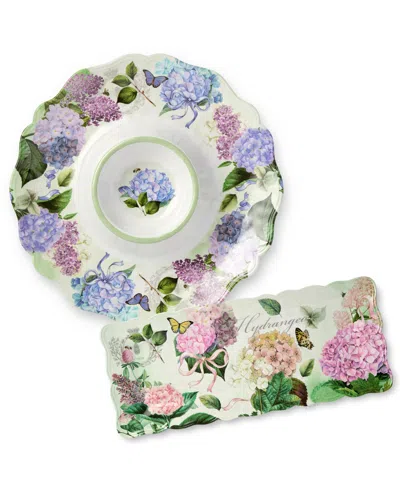Certified International Garden Path Melamine 2 Pc. Appetizer Set In No Color