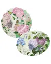 Certified International Garden Path Melamine 2pc Platter Set