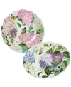 Certified International Garden Path Melamine 2pc Platter Set In No Color