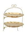 CERTIFIED INTERNATIONAL GOLD COAST 2 TIER RACK WITH 11" PLATES