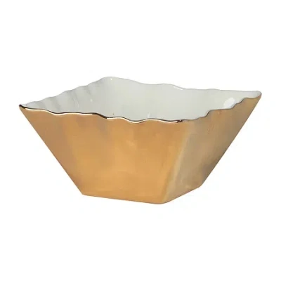 Certified International Gold Coast 4-pc. Porcelain Fruit Bowl In Yellow