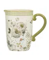 Certified International Green Fields Serving Pitcher