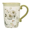Certified International Green Fields Serving Pitcher In Green