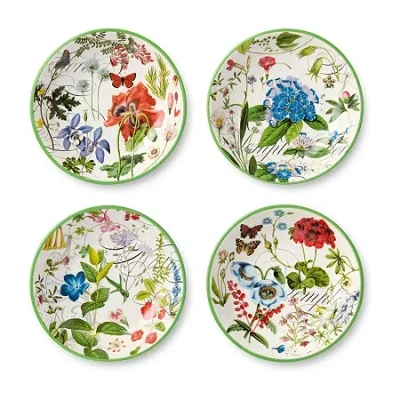 Certified International Greenhouse 4-pc. Ceramic Soup Bowl In White