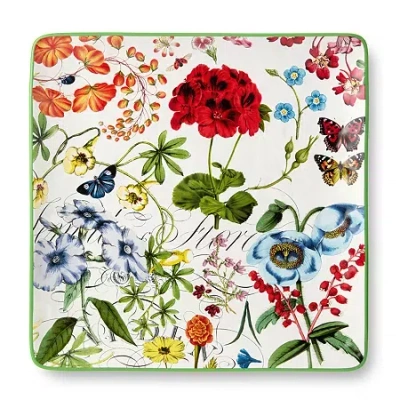 Certified International Greenhouse Ceramic Serving Platter In White