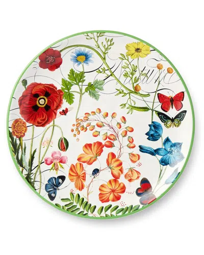 Certified International Greenhouse Set Of 4 Dinner Plates In Multi