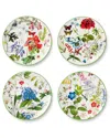 Certified International Greenhouse Set Of 4 Salad Plates