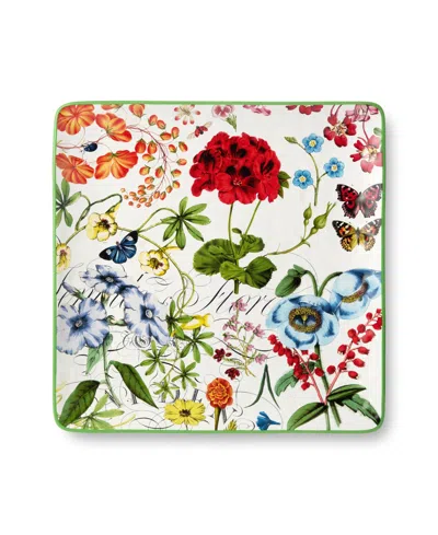 Certified International Greenhouse Square Platter In Miscellaneous