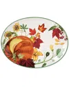 Certified International Harvest Fields 16in Oval Platter
