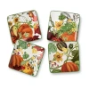 Certified International Harvest Fields 4-pc. Ceramic Appetizer Plate In Multi
