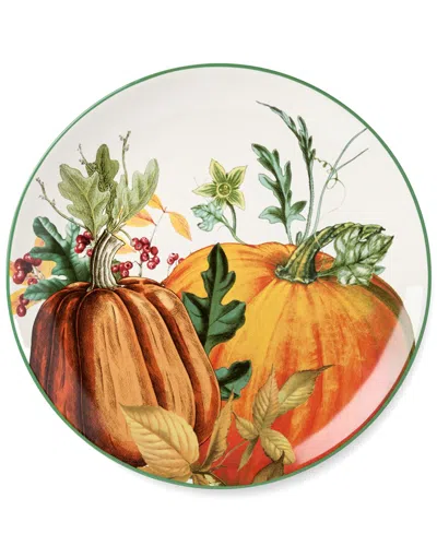 Certified International Harvest Fields Set Of 4 Dinner Plates In Multi