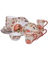 Certified International Harvest Splash 16 Piece Dinnerware Set In Multi