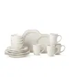 Certified International Heritage Scroll 16-pc. Stoneware Dinnerware Set In White