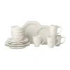 Certified International Heritage Scroll 16-pc. Stoneware Dinnerware Set In White
