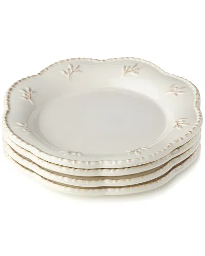 Certified International Heritage Beads Set Of 4 Salad Plates