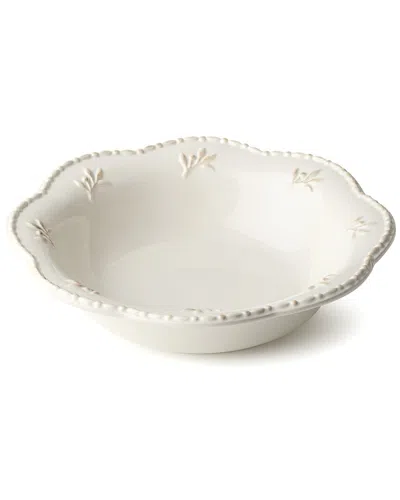 Certified International Heritage Beads Set Of 4 Soup Bowls In White