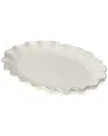 Certified International Heritage Large Oval Platter In White
