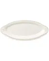 Certified International Heritage Oval Fish Platter In White