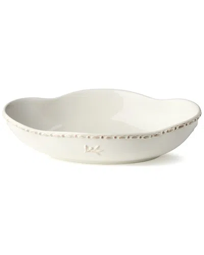 Certified International Heritage Oval Serving Bowl In White