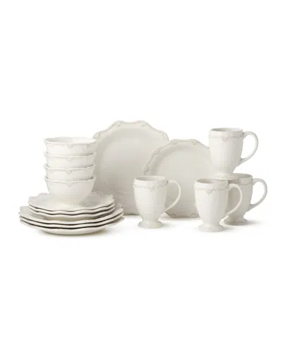 CERTIFIED INTERNATIONAL HERITAGE SCROLL 16-PC. DINNERWARE SET, SERVICE FOR 4