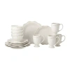 Certified International Heritage Scroll 16-pc. Stoneware Dinnerware Set In White