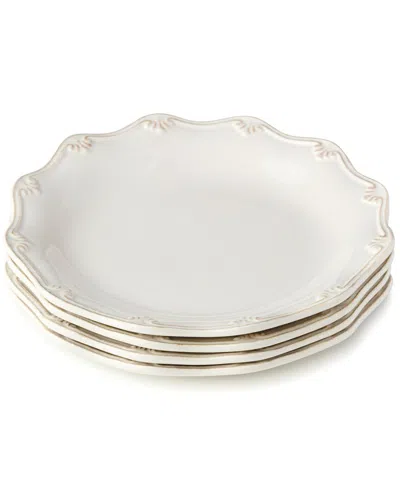 Certified International Heritage Scroll Set Of 4 Salad Plates In Multi