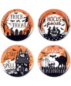 Certified International Hocus Pocus Salad Plates, Set Of 4 In Micscellan