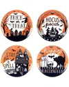 Certified International Hocus Pocus Set Of 4 Salad Plates
