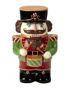 Certified International Holiday Magic Nutcracker 3-d Cookie Jar In Multi