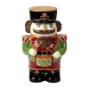 Certified International Holiday Magic Nutcracker 3-d Cookie Jar In Multi