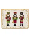 Certified International Holiday Magic Nutcracker Rectangular Platter, 14" X 10" In Multi