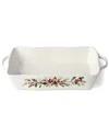 Certified International Holly Vines Medium Rectangular Baker In Multi