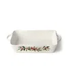 Certified International Holly Vines Medium Rectangular Baker In Multi
