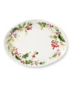 Certified International Holly Vines Oval Platter In Multi
