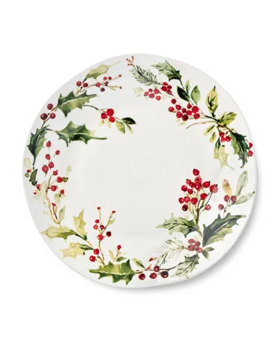 Certified International Holly Vines Round Platter In Multi