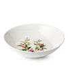 Certified International Holly Vines Serving Bowl In White