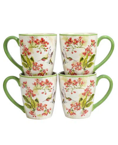 Certified International Hummingbirds Set Of 4 Mug In Miscellaneous