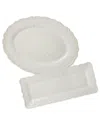 Certified International Isabella Melamine 2pc Platter Set