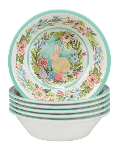Certified International Joy Of Easter Melamine Set/6 All Purpose Bowl