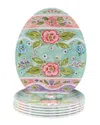 Certified International Joy Of Easter Melamine Set/6 Egg Plates