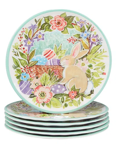 Certified International Joy Of Easter Melamine Set/6 Salad Plate