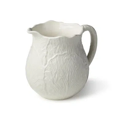 Certified International Le Jardin White Cabbage 3d Pitcher In Multi