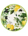 Certified International Limone Melamine Set Of 6 Dinner Plates
